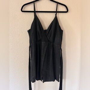 Women’s Glitter black Romper | Large | EUC | Illa Illa